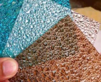 Polycarbonate Textured Diamond/Crystal Sheet