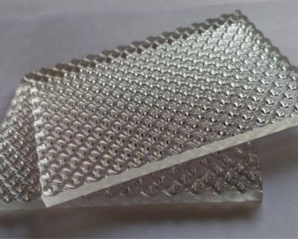 Polycarbonate Textured Platinum Sheet