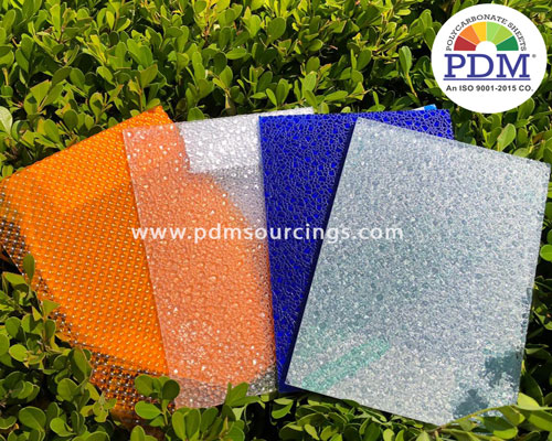 Polycarbonate Textured Crystal Diamond Sheet