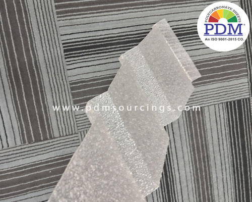 Polycarbonate Diamond Corrugated Sheet