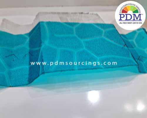 Polycarbonate Diamond Corrugated Sheet