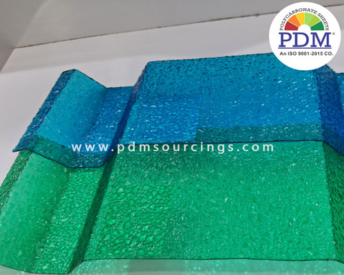 Polycarbonate Diamond Corrugated Sheet