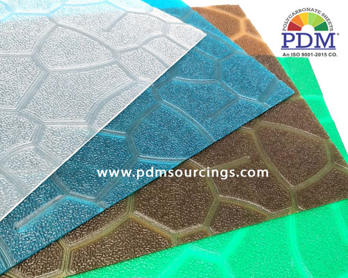 Polycarbonate Textured Mosaic Sheet