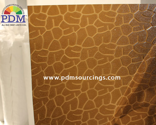 Polycarbonate Textured Mosaic Sheet