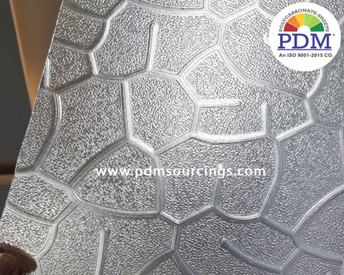 Polycarbonate Textured Mosaic Sheet