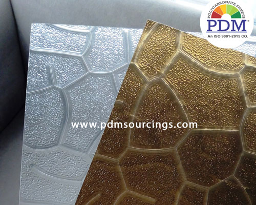 Polycarbonate Textured Mosaic Sheet