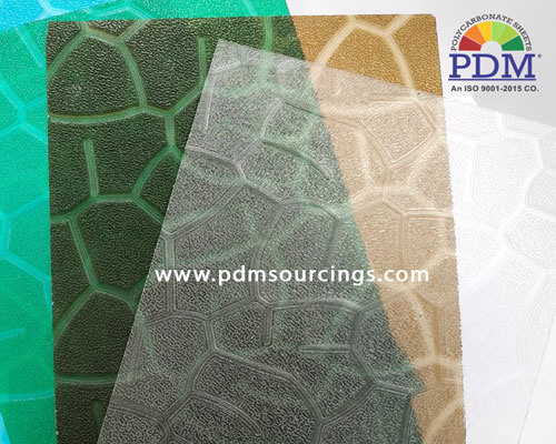 Polycarbonate Textured Mosaic Sheet