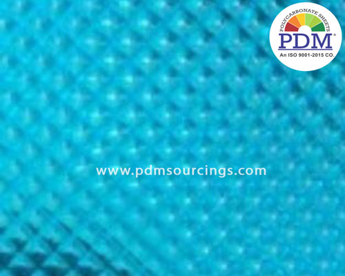 Polycarbonate Textured Platinum Sheet