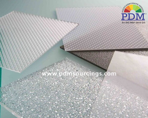 Polycarbonate Textured Sheets